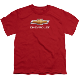 Chevrolet Chevy Bowtie Stacked - Youth T-Shirt (Ages 8-12) Youth T-Shirt (Ages 8-12) Chevrolet   