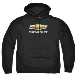 Chevrolet Chevy Bowtie Stacked - Pullover Hoodie Pullover Hoodie Chevrolet   