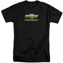 Chevrolet Chevy Bowtie Stacked - Men's Tall Fit T-Shirt Men's Tall Fit T-Shirt Chevrolet   