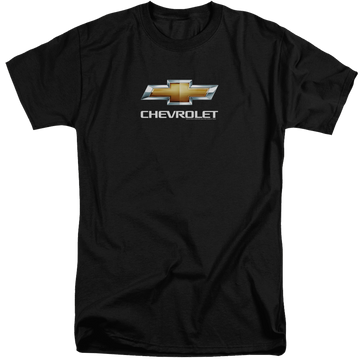 Chevrolet Chevy Bowtie Stacked - Men's Tall Fit T-Shirt Men's Tall Fit T-Shirt Chevrolet   
