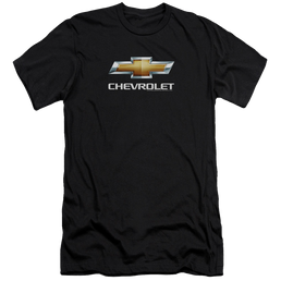 Chevrolet Chevy Bowtie Stacked - Men's Premium Slim Fit T-Shirt Men's Premium Slim Fit T-Shirt Chevrolet   