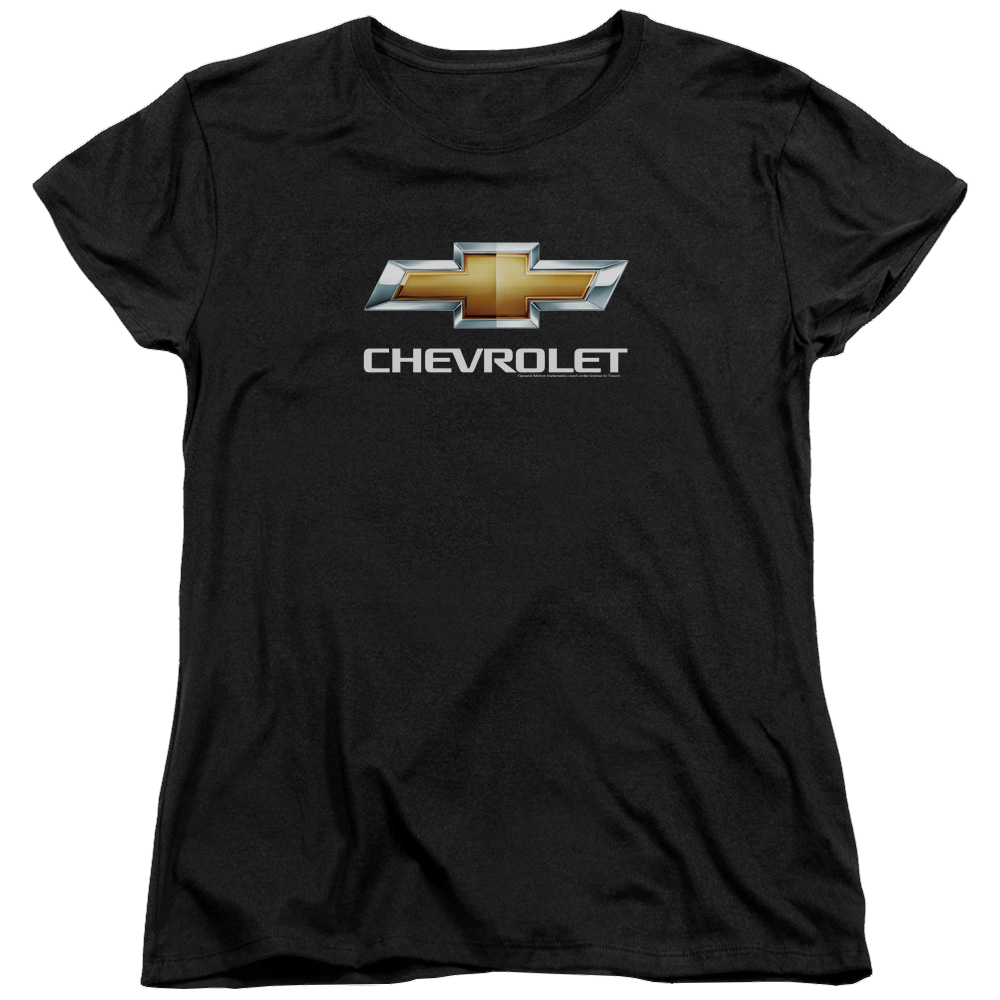 Chevrolet Chevy Bowtie Stacked - Women's T-Shirt Women's T-Shirt Chevrolet   