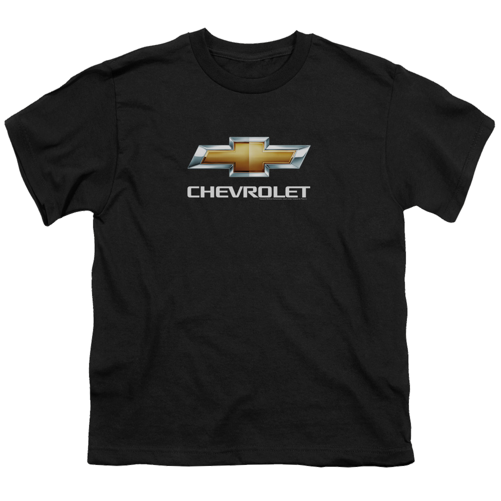 Chevrolet Chevy Bowtie Stacked - Youth T-Shirt Youth T-Shirt (Ages 8-12) Chevrolet   