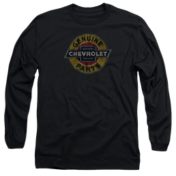 Chevrolet Genuine Chevy Parts Distressed Sign - Men's Long Sleeve T-Shirt Men's Long Sleeve T-Shirt Chevrolet   