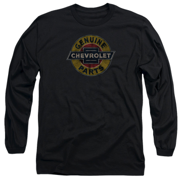 Chevrolet Genuine Chevy Parts Distressed Sign - Men's Long Sleeve T-Shirt Men's Long Sleeve T-Shirt Chevrolet   