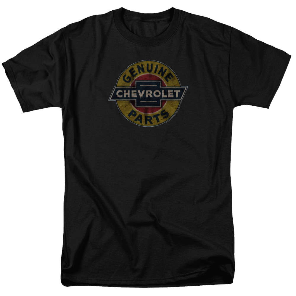 Chevrolet Genuine Chevy Parts Distressed Sign - Men's Regular Fit T-Shirt Men's Regular Fit T-Shirt Chevrolet   