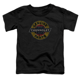 Chevrolet Genuine Chevy Parts Distressed Sign - Toddler T-Shirt Toddler T-Shirt Chevrolet   