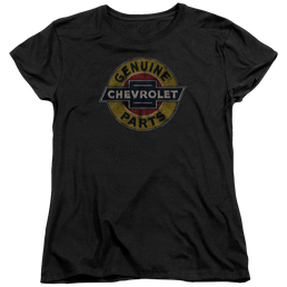 Chevrolet Genuine Chevy Parts Distressed Sign - Women's T-Shirt Women's T-Shirt Chevrolet   