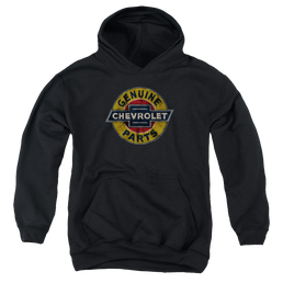 Chevrolet Genuine Chevy Parts Distressed Sign - Youth Hoodie (Ages 8-12) Youth Hoodie (Ages 8-12) Chevrolet   