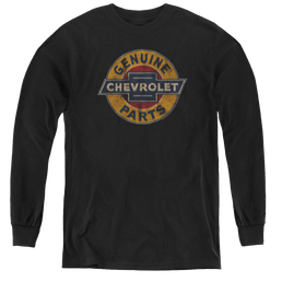 Chevrolet Genuine Chevy Parts Distressed Sign - Youth Long Sleeve T-Shirt Youth Long Sleeve T-Shirt Chevrolet   
