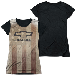 Chevrolet American Pride - Juniors Black Back T-Shirt Juniors Black Back T-Shirt Chevrolet   