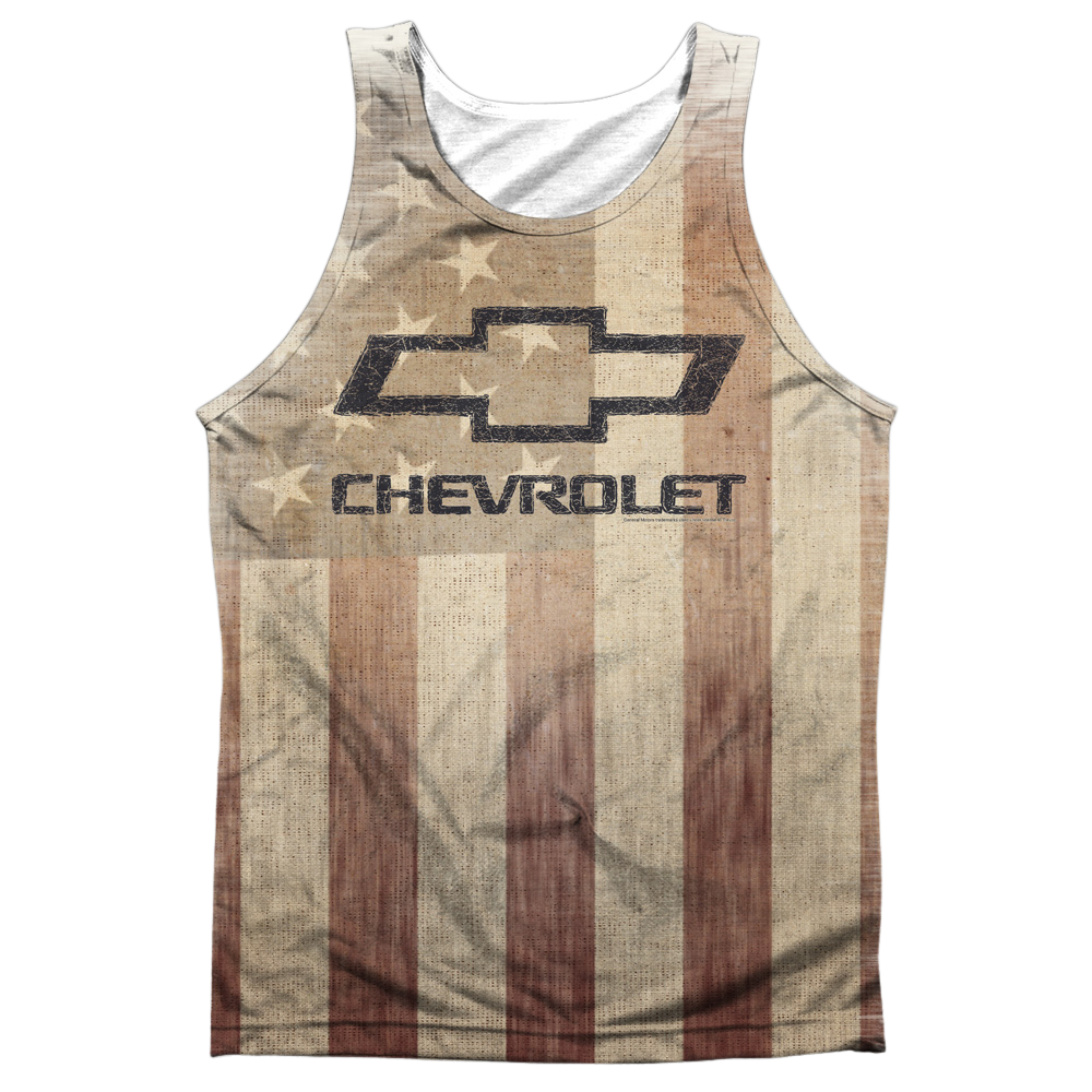 Chevy - American Pride Adult Tank Top Men's All Over Print Tank Chevrolet   