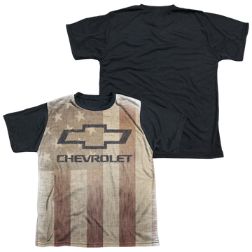 Chevrolet American Pride youth black back t-shirt for ages 8 to 12