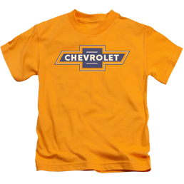 Chevrolet Blue And Gold Vintage Bowtie - Kid's T-Shirt (Ages 4-7) Kid's T-Shirt (Ages 4-7) Chevrolet   
