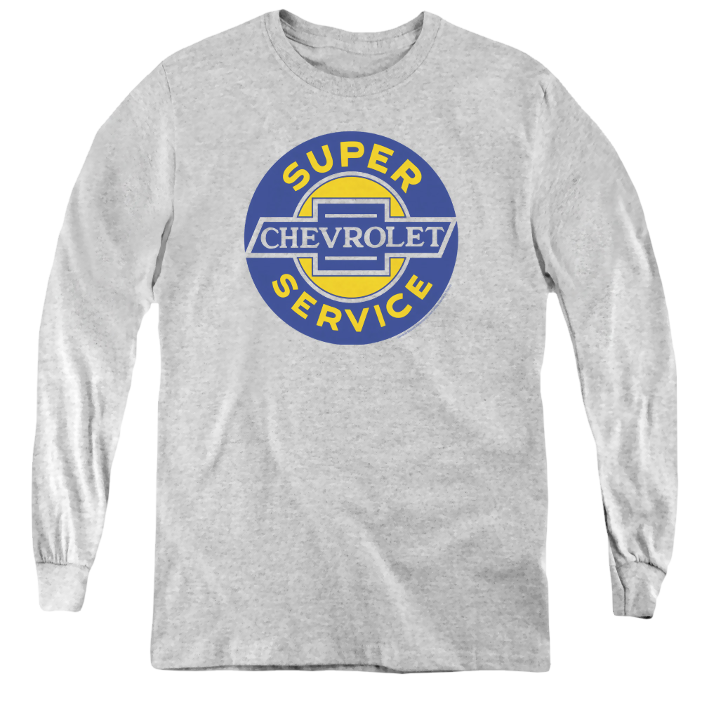 Chevrolet Chevy Super Service - Youth Long Sleeve T-Shirt Youth Long Sleeve T-Shirt Chevrolet   