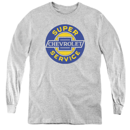 Chevrolet Chevy Super Service - Youth Long Sleeve T-Shirt Youth Long Sleeve T-Shirt Chevrolet   