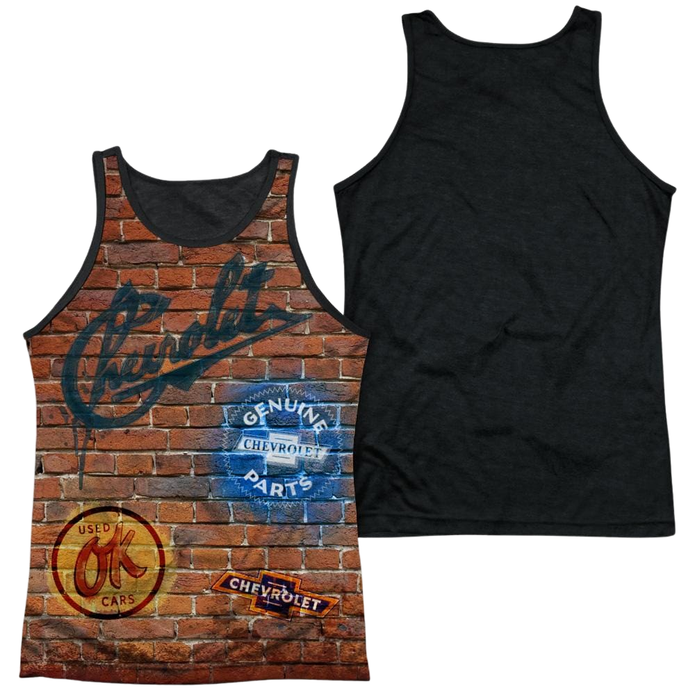 Chevrolet Chevy Shop Wall Men's Black Back Tank Men's Black Back Tank Chevrolet   