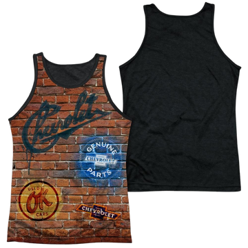 Chevrolet Chevy Shop Wall men's black back tank