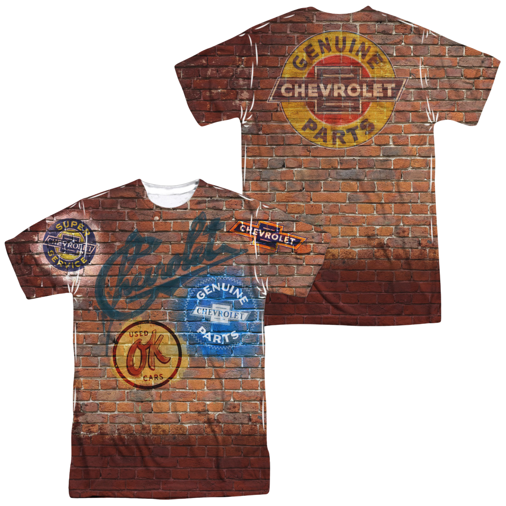 Chevrolet Chevy Shop Wall Men's All Over Print T-Shirt Men's All-Over Print T-Shirt Chevrolet   