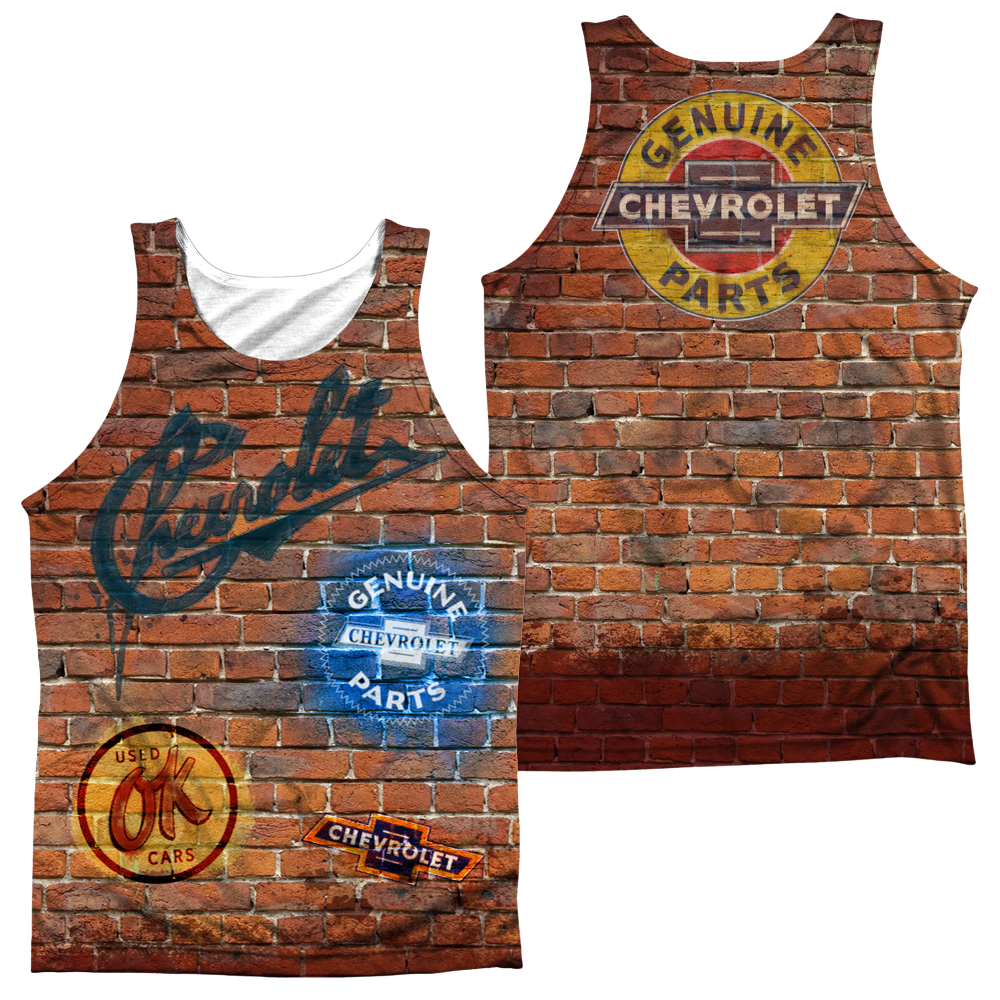 Chevrolet Chevy Shop Wall Men's All Over Print Tank Men's All Over Print Tank Chevrolet   