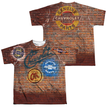 Chevrolet Chevy Shop Wall - Youth All-Over Print T-Shirt (Ages 8-12) Youth All-Over Print T-Shirt (Ages 8-12) Chevrolet   
