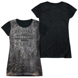 Chevrolet Metal Bowtie - Juniors Black Back T-Shirt Juniors Black Back T-Shirt Chevrolet   
