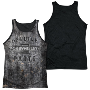 Chevrolet Metal Bowtie men's black back tank