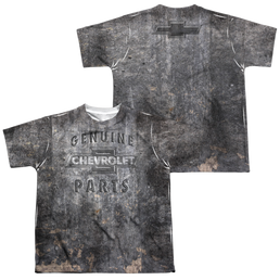 Chevrolet Metal Bowtie - Youth All-Over Print T-Shirt (Ages 8-12) Youth All-Over Print T-Shirt (Ages 8-12) Chevrolet   