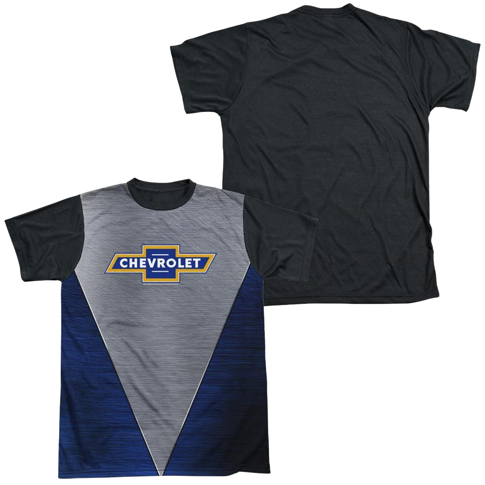 Chevrolet Shiny Chevy Logo - Men's Black Back T-Shirt Men's Black Back T-Shirt Chevrolet   