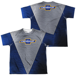 Chevrolet Shiny Chevy Logo - Youth All-Over Print T-Shirt (Ages 8-12) Youth All-Over Print T-Shirt (Ages 8-12) Chevrolet   