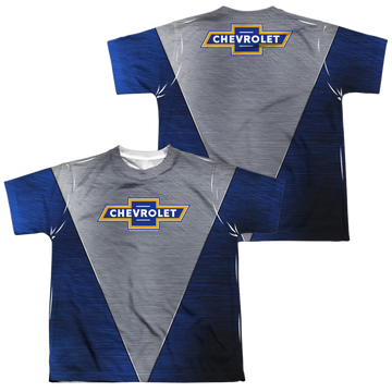 Chevrolet Shiny Chevy Logo - Youth All-Over Print T-Shirt (Ages 8-12) Youth All-Over Print T-Shirt (Ages 8-12) Chevrolet   