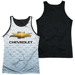 Chevrolet Logo Repeat Men's Black Back Tank Men's Black Back Tank Chevrolet   