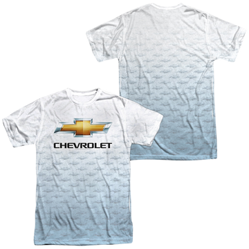 Chevrolet Logo Repeat (Front/Back Print) - Men's All-Over Print T-Shirt Men's All-Over Print T-Shirt Chevrolet   