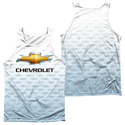 Chevrolet Logo Repeat (Front/Back Print) - Men's All Over Print Tank Top Men's All Over Print Tank Chevrolet   