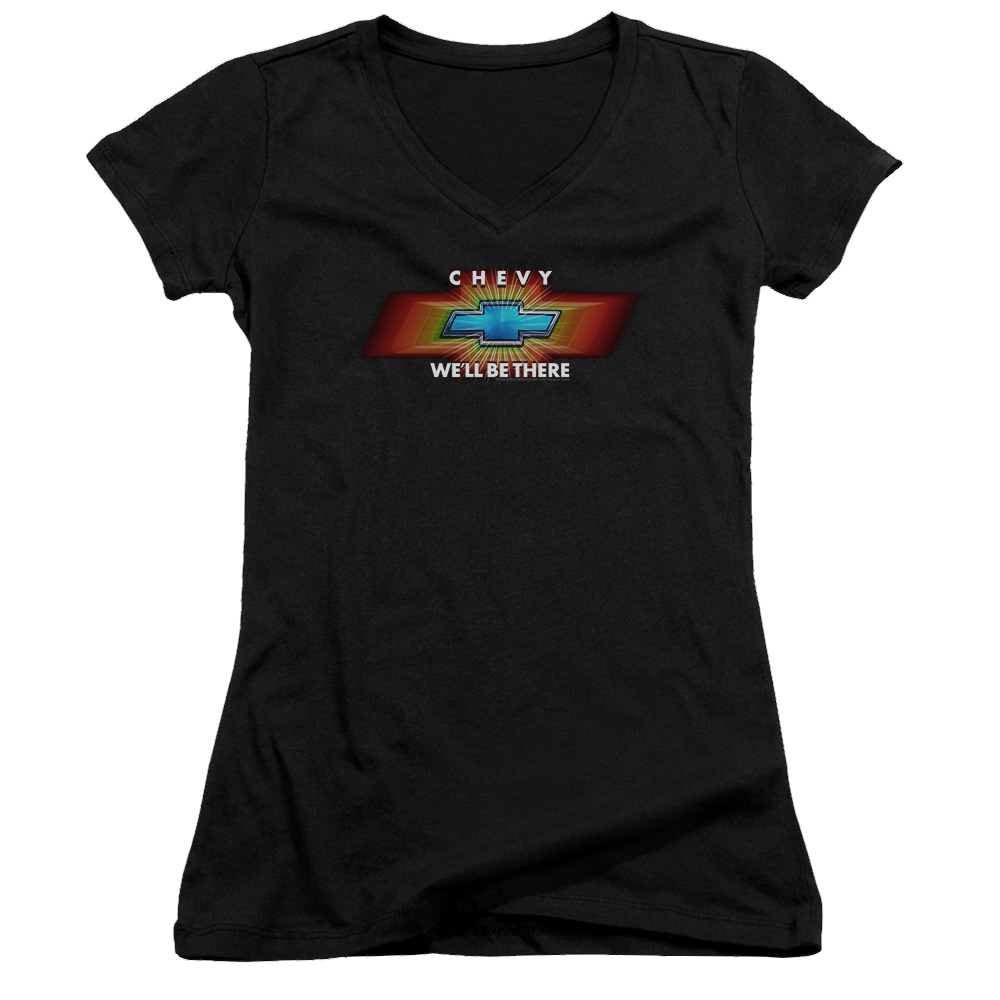 Chevrolet Chevy Well Be There Tv Spot - Juniors V-Neck T-Shirt Juniors V-Neck T-Shirt Chevrolet   