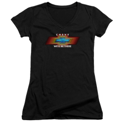 Chevrolet Chevy Well Be There Tv Spot - Juniors V-Neck T-Shirt Juniors V-Neck T-Shirt Chevrolet   