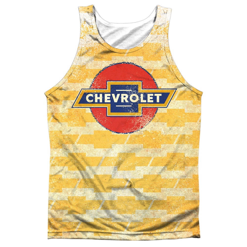 Chevy - Chevy Repeat Adult Tank Top Men's All Over Print Tank Chevrolet   