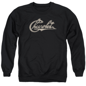 Chevrolet Chevy Script - Men's Crewneck Sweatshirt Men's Crewneck Sweatshirt Chevrolet   