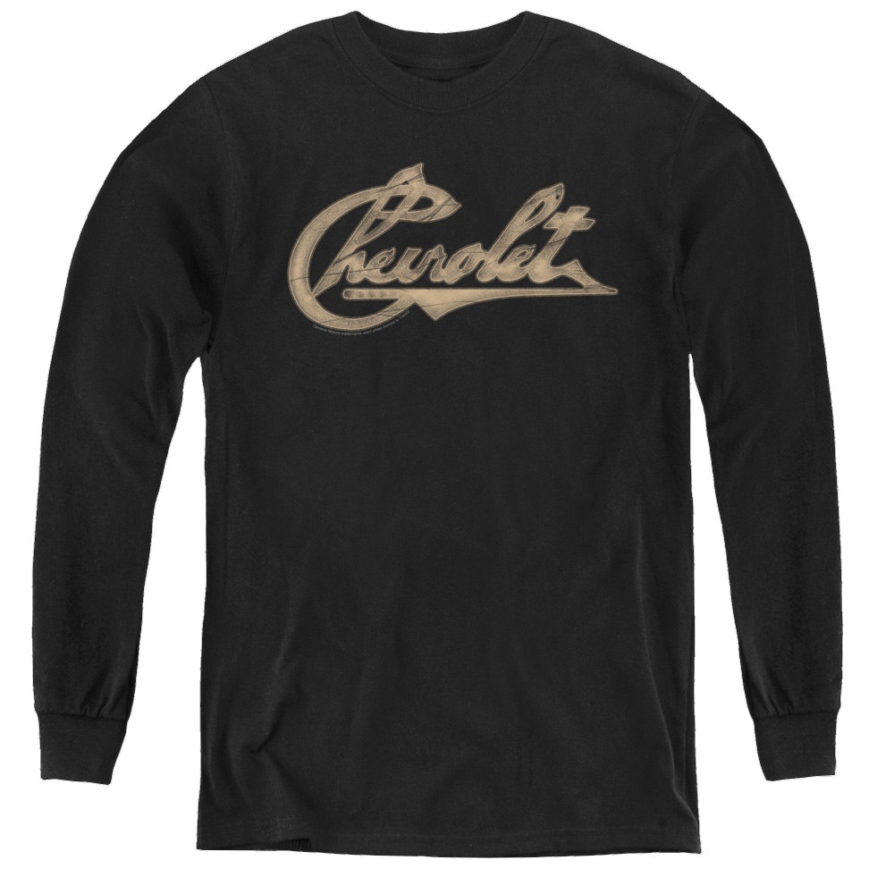 Chevrolet Chevy Script - Youth Long Sleeve T-Shirt Youth Long Sleeve T-Shirt Chevrolet   