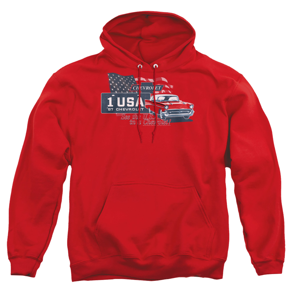 Chevrolet See The Usa - Pullover Hoodie Pullover Hoodie Chevrolet   