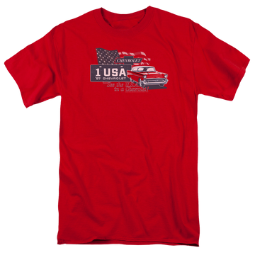 Chevrolet See The Usa - Men's Regular Fit T-Shirt Men's Regular Fit T-Shirt Chevrolet   