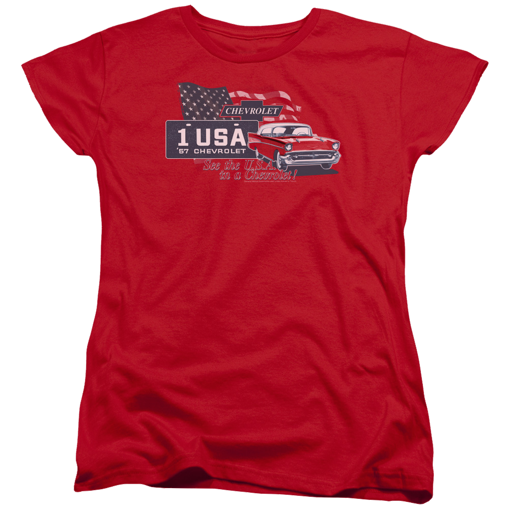 Chevrolet See The Usa - Women's T-Shirt Women's T-Shirt Chevrolet   