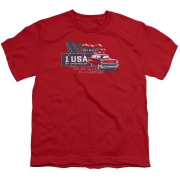 Chevrolet See The Usa - Youth T-Shirt (Ages 8-12) Youth T-Shirt (Ages 8-12) Chevrolet   