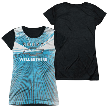 Chevrolet Well Be There - Juniors Black Back T-Shirt Juniors Black Back T-Shirt Chevrolet   