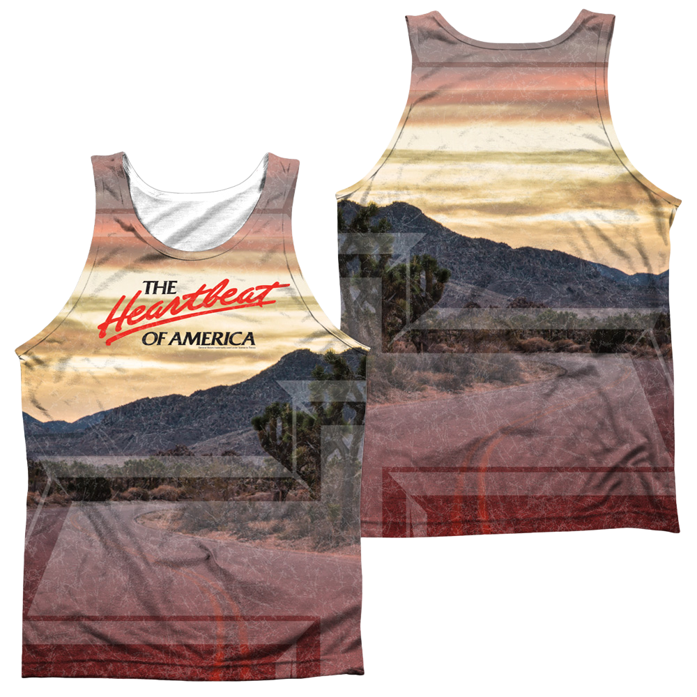 Chevrolet Heartbeat Road (Front/Back Print) - Men's All Over Print Tank Top Men's All Over Print Tank Chevrolet   
