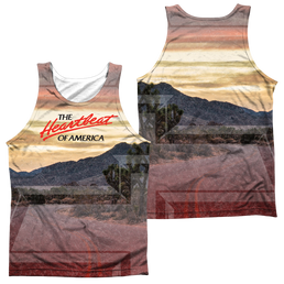 Chevrolet Heartbeat Road (Front/Back Print) - Men's All Over Print Tank Top Men's All Over Print Tank Chevrolet   