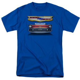 Chevrolet 1957 Bel Air Grille - Men's Regular Fit T-Shirt Men's Regular Fit T-Shirt Chevrolet   