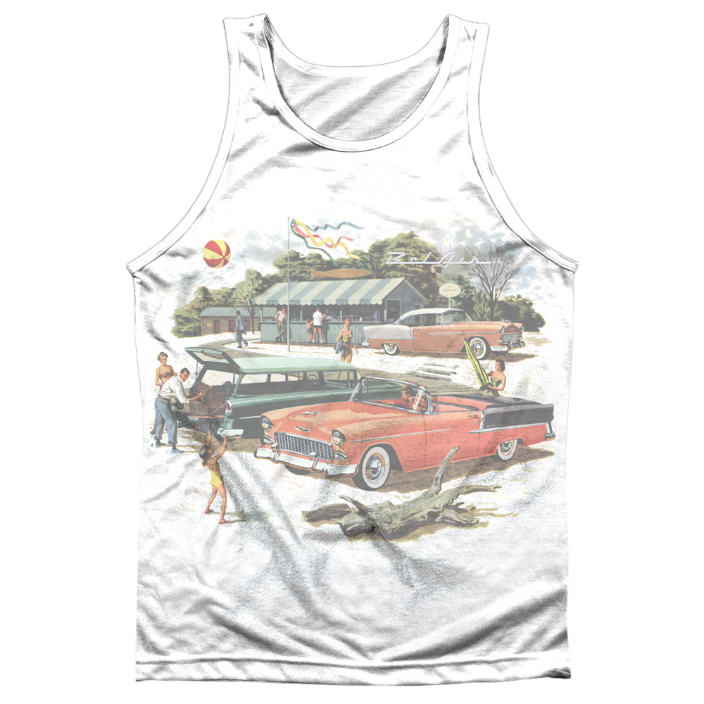 Chevy - Washed Out Adult Tank Top Men's All Over Print Tank Chevrolet   