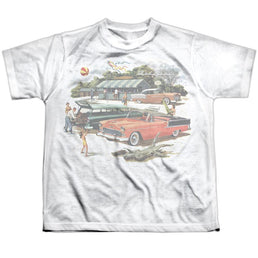 Chevy - Washed Out Youth All Over Print 100% Poly T-Shirt Youth All-Over Print T-Shirt (Ages 8-12) Chevrolet Youth All Over Print 100% Poly T-Shirt S Multi