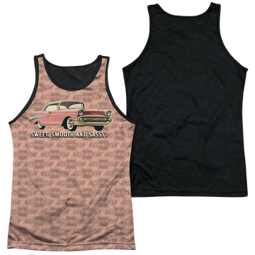 Chevrolet Pink And Black Days men's black back tank